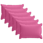 Kussensloop 6 st HOUTEN Roze 30 x 50 cm Polyester