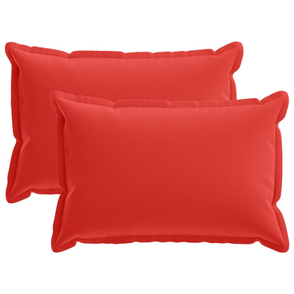Kussensloop 2 st HOUTEN Rood 30 x 50 cm Polyester