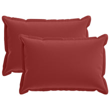 Kussensloop 2 st HOUTEN Wijnrood 30 x 50 cm Polyester