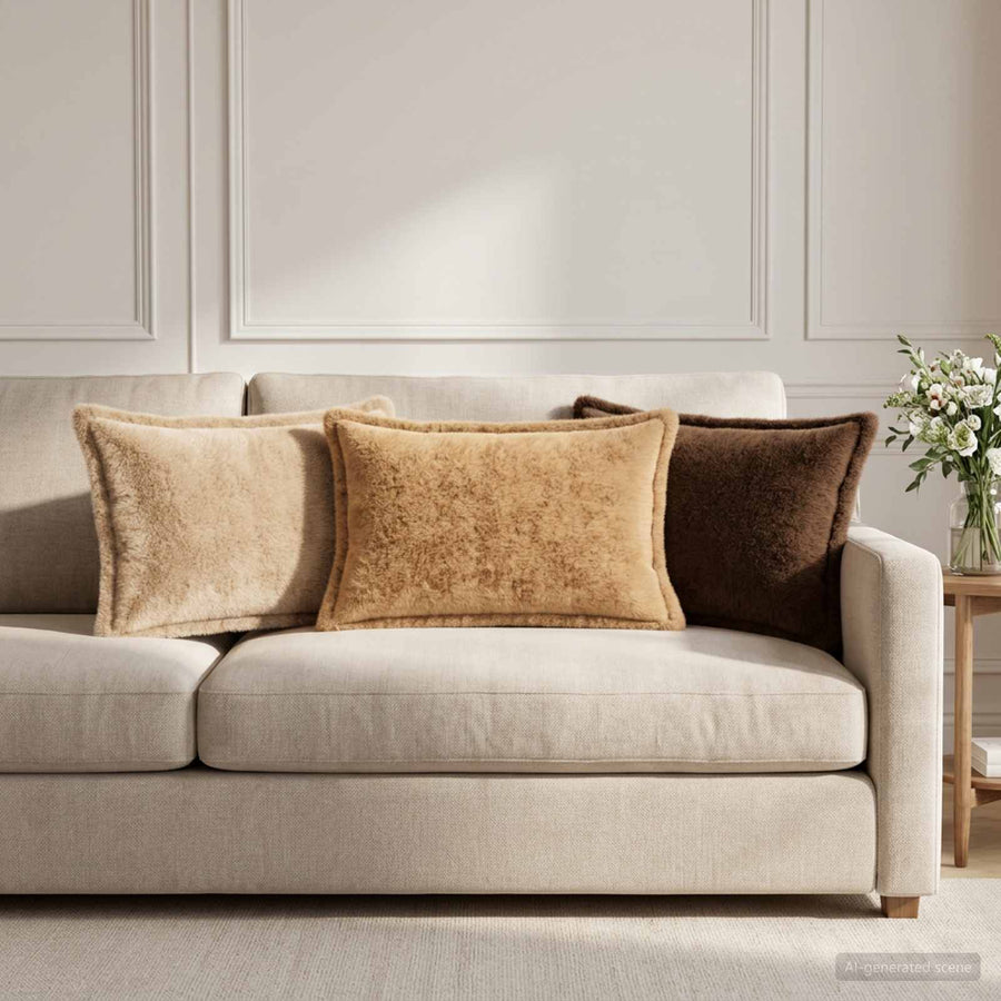 Kussensloop 6 st HOUTEN Crèmekleurig 40 x 60 cm