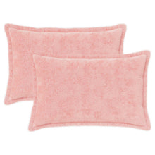 Kussensloop 2 st HOUTEN Roze 30 x 50 cm Nep Konijnenbont