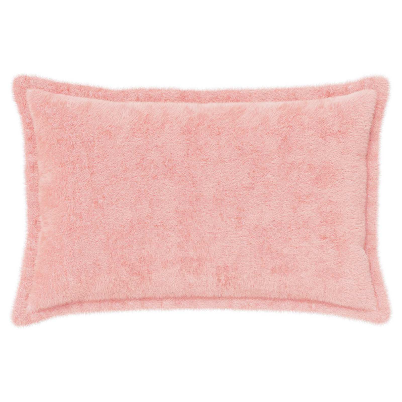 Kussensloop 6 st HOUTEN Roze 30 x 50 cm Nep Konijnenbont