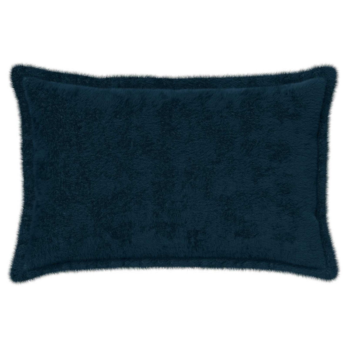 Kussensloop 6 st HOUTEN Marineblauw 30 x 50 cm Nep Konijnenbont