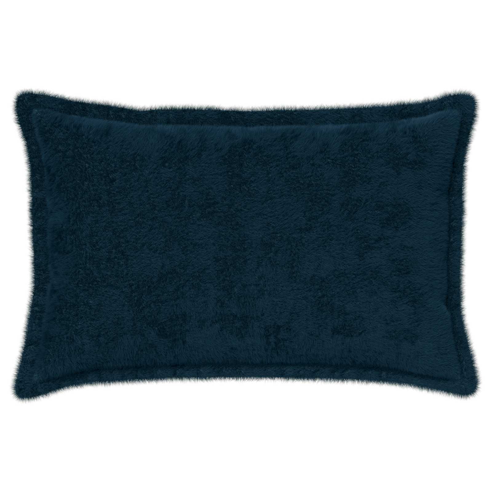 Kussensloop 6 st HOUTEN Marineblauw 30 x 50 cm Nep Konijnenbont