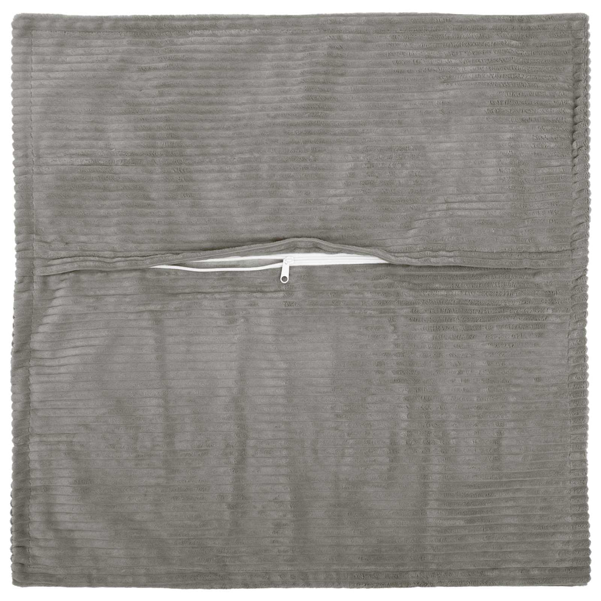 Kussensloop 6 st HOUTEN Lichtgrijs 35 x 35 cm corduroy