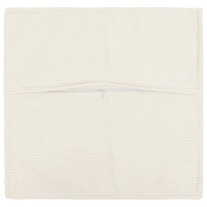 Kussensloop 2 st HOUTEN Crèmekleurig 35 x 35 cm corduroy