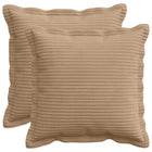 Kussensloop 2 st HOUTEN Bruin 35 x 35 cm corduroy