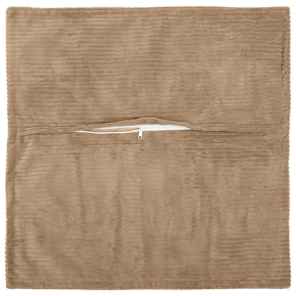 Kussensloop 6 st HOUTEN Bruin 35 x 35 cm corduroy