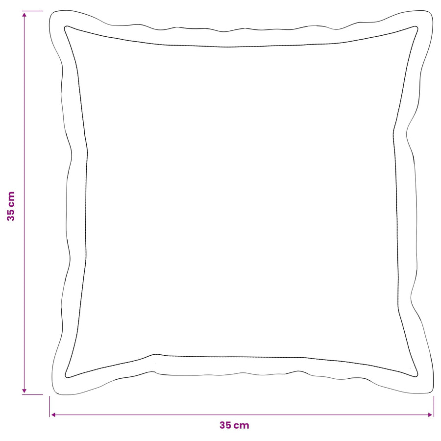 Kussensloop 2 pcs HOUTEN Lichtgrijs 35 x 35 cm Bouclé