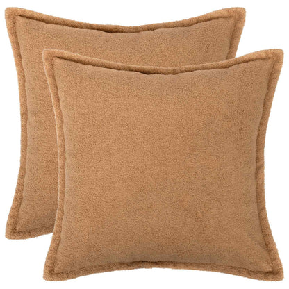 Kussensloop 2 pcs HOUTEN Beige 35 x 35 cm Bouclé