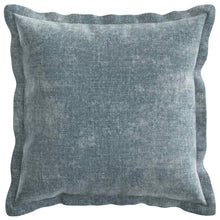 Kussensloop 2 st HOUTEN Lichtblauw 35 x 35 cm Chenille Stof