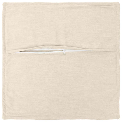 Kussensloop 6 st HOUTEN Crèmekleurig 35 x 35 cm Chenille Stof