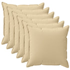 Kussensloop 6 st HOUTEN Beige 35 x 35 cm Polyester