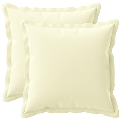 Kussensloop 2 st HOUTEN Crèmekleurig 35 x 35 cm Polyester