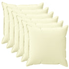 Kussensloop 6 st HOUTEN Crèmekleurig 35 x 35 cm Polyester