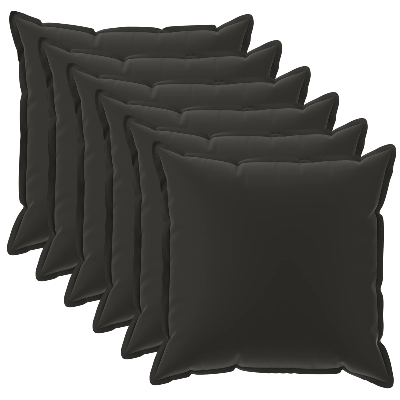 Kussensloop 6 st HOUTEN Meerkleurig 35 x 35 cm Polyester