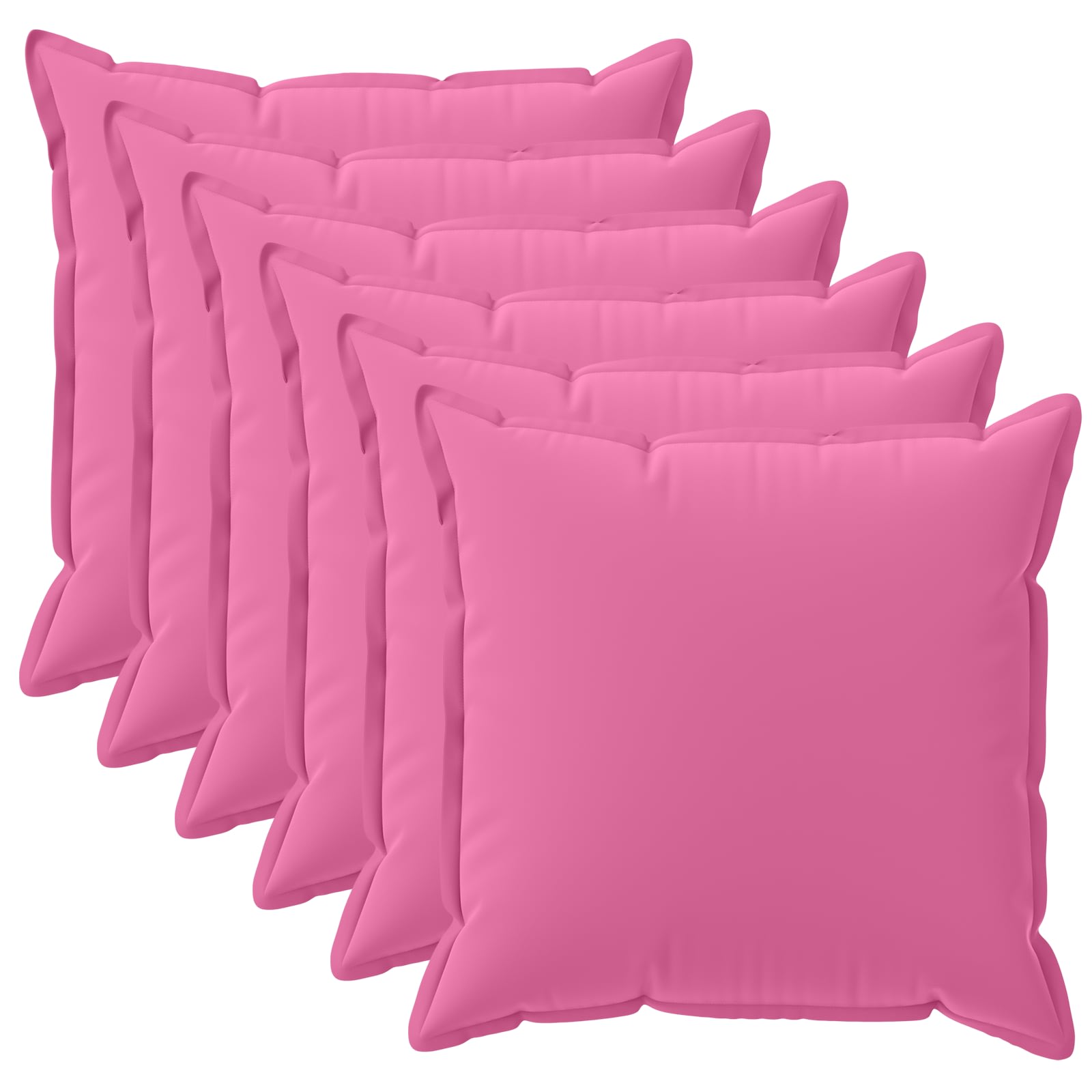 Kussensloop 6 st HOUTEN Roze 35 x 35 cm Polyester