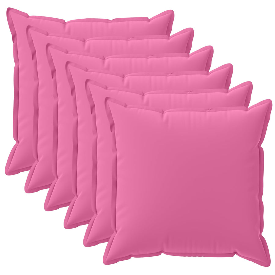 Kussensloop 6 st HOUTEN Roze 35 x 35 cm Polyester