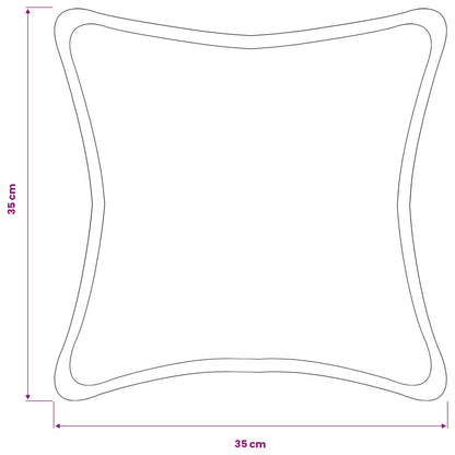 Kussensloop 2 pcs HOUTEN Donkergroen 35 x 35 cm Bouclé