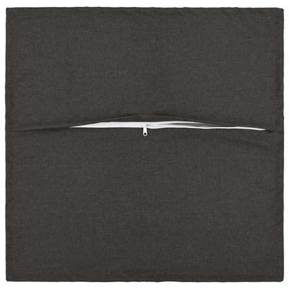 Kussensloop 6 pcs HOUTEN Donkergrijs 40 x 40 cm Faux Linnen