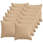 Kussensloop 12 stuks crème 40x40 cm