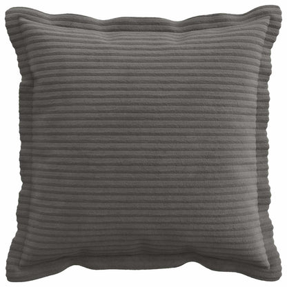 Kussensloop 12 st HOUTEN Donkergrijs 40 x 40 cm corduroy