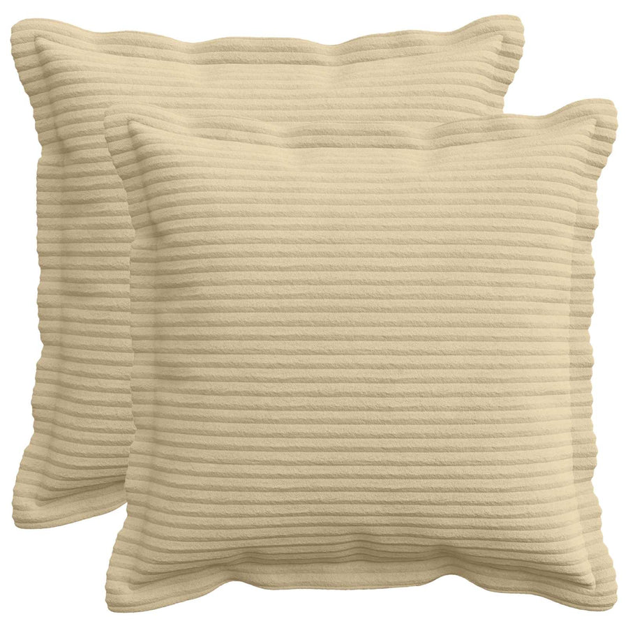 Kussensloop 2 st HOUTEN Lichtgroen Grijs 40 x 40 cm corduroy