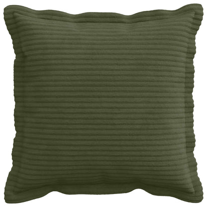 Kussensloop 6 st HOUTEN Groen 40 x 40 cm corduroy