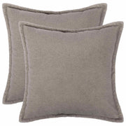 Kussensloop 2 stuks lichtgrijs bouclé 40x40 cm