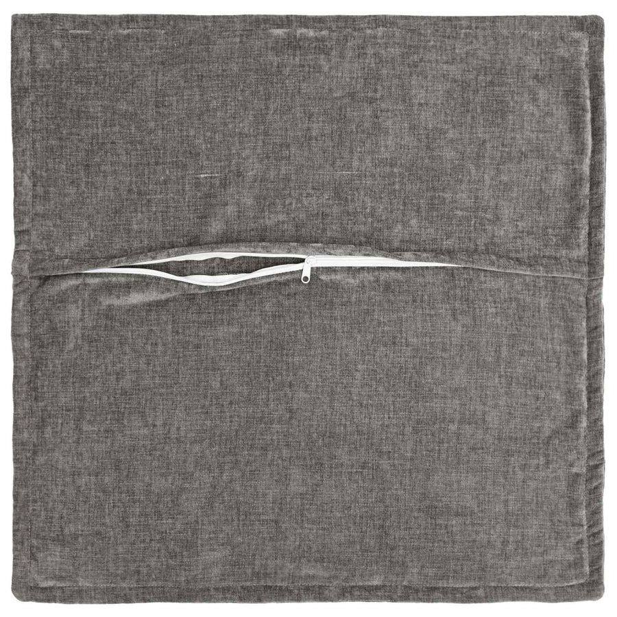 Kussensloop 2 st HOUTEN Donkergrijs 40 x 40 cm Chenille Stof