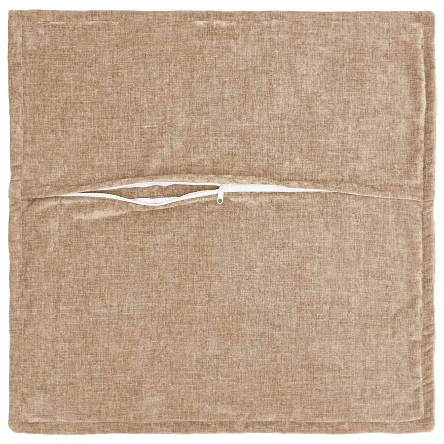 Kussensloop 12 st HOUTEN Taupe 40 x 40 cm Chenille Stof