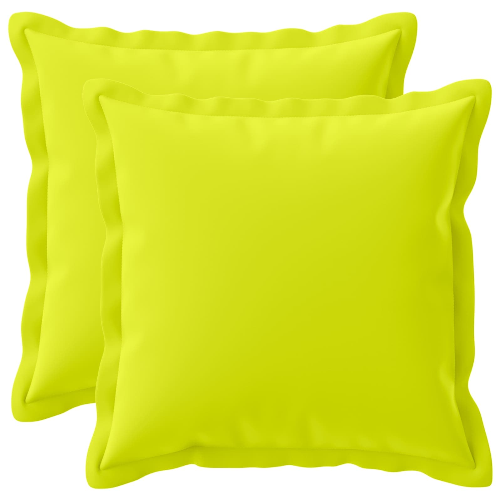 Kussensloop 2 st HOUTEN Helder groen 40 x 40 cm Polyester