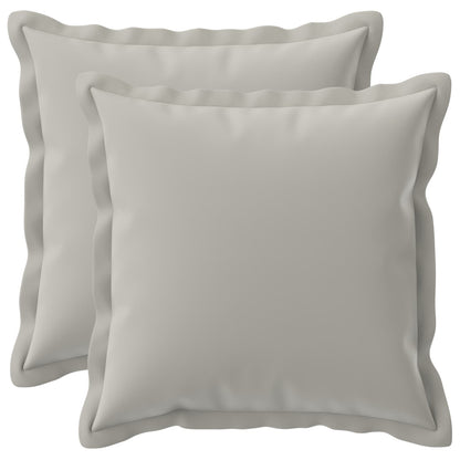 Kussensloop 2 st HOUTEN Grijs 40 x 40 cm Polyester