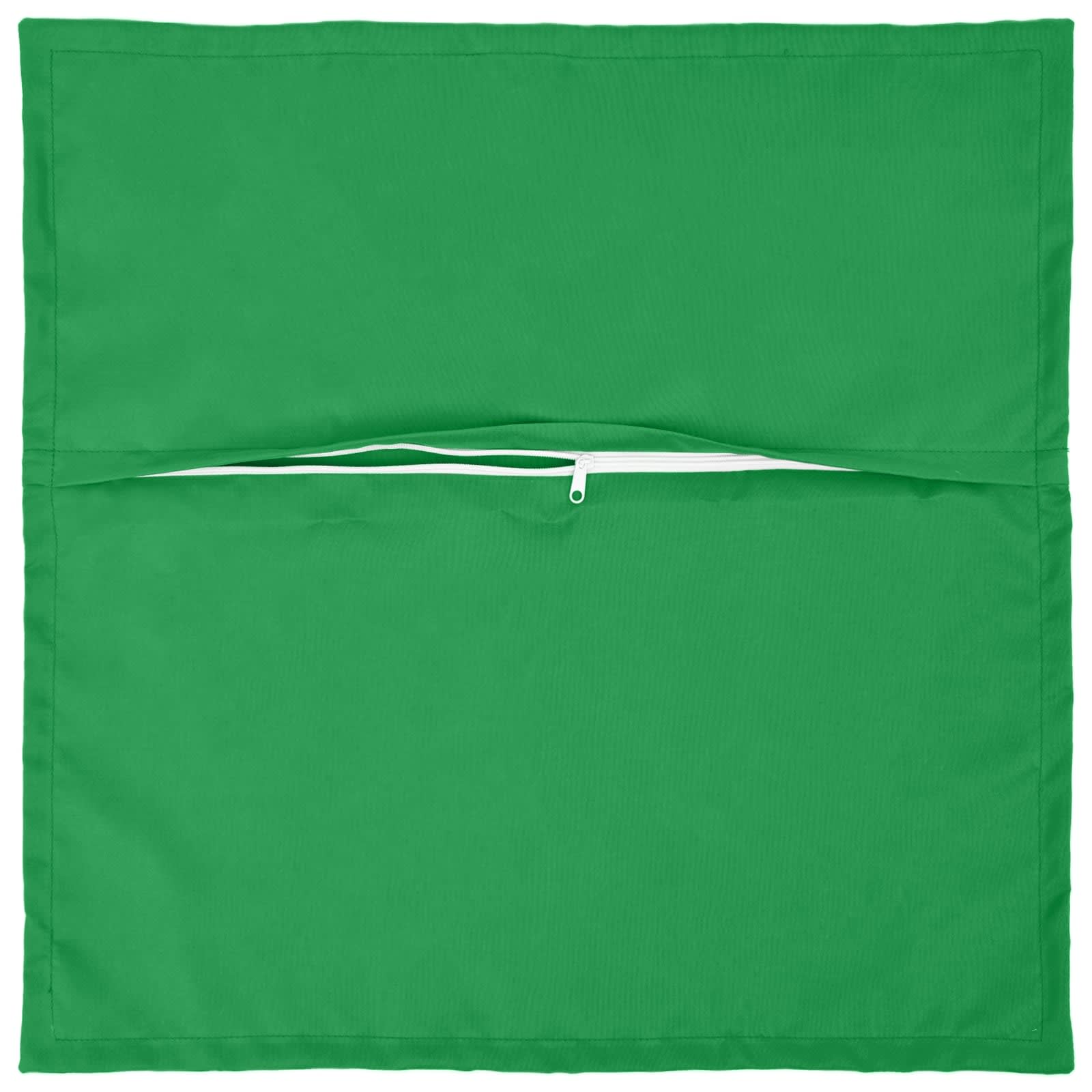 Kussensloop 12 st HOUTEN Groen 40 x 40 cm Polyester