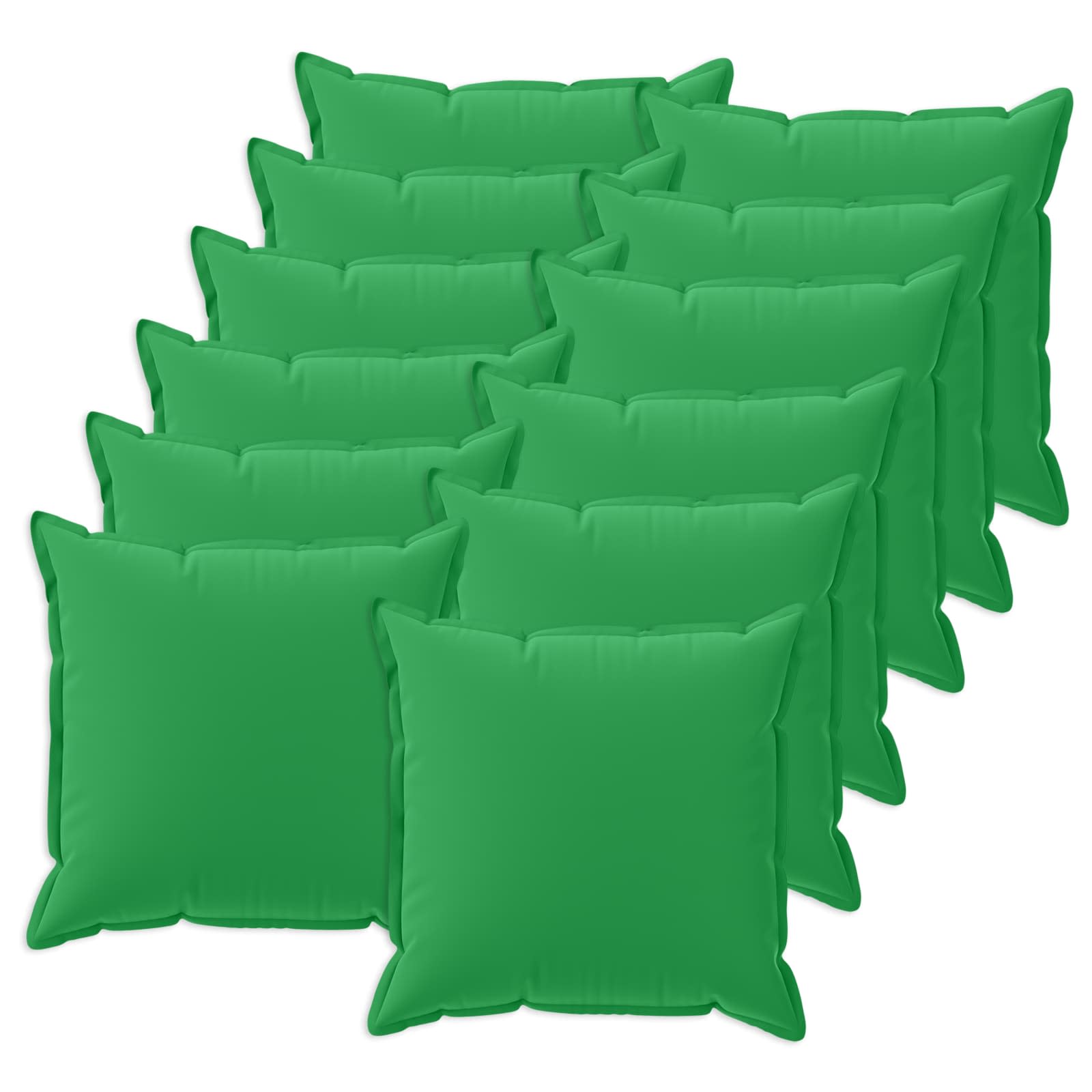 Kussensloop 12 st HOUTEN Groen 40 x 40 cm Polyester