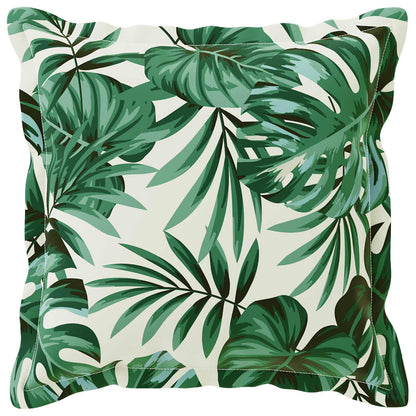 Kussensloop 6 st HOUTEN Bladpatroon 40 x 40 cm Polyester