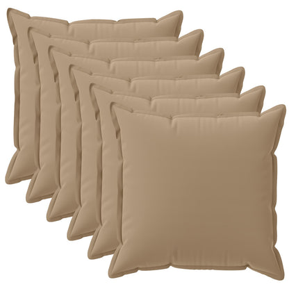 Kussensloop 6 st HOUTEN Taupe 40 x 40 cm Polyester