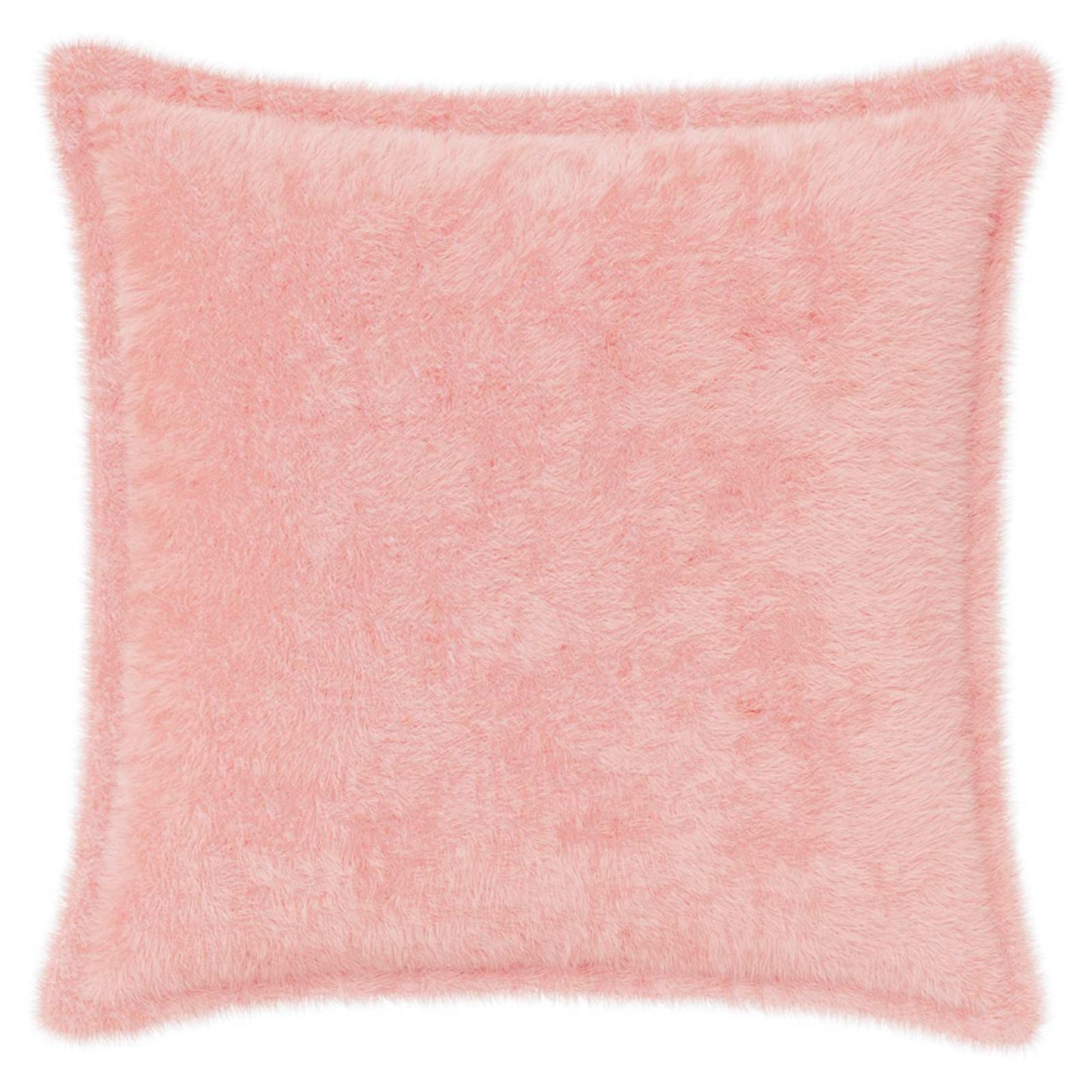 Kussensloop 2 st HOUTEN Roze 40 x 40 cm Nep Konijnenbont