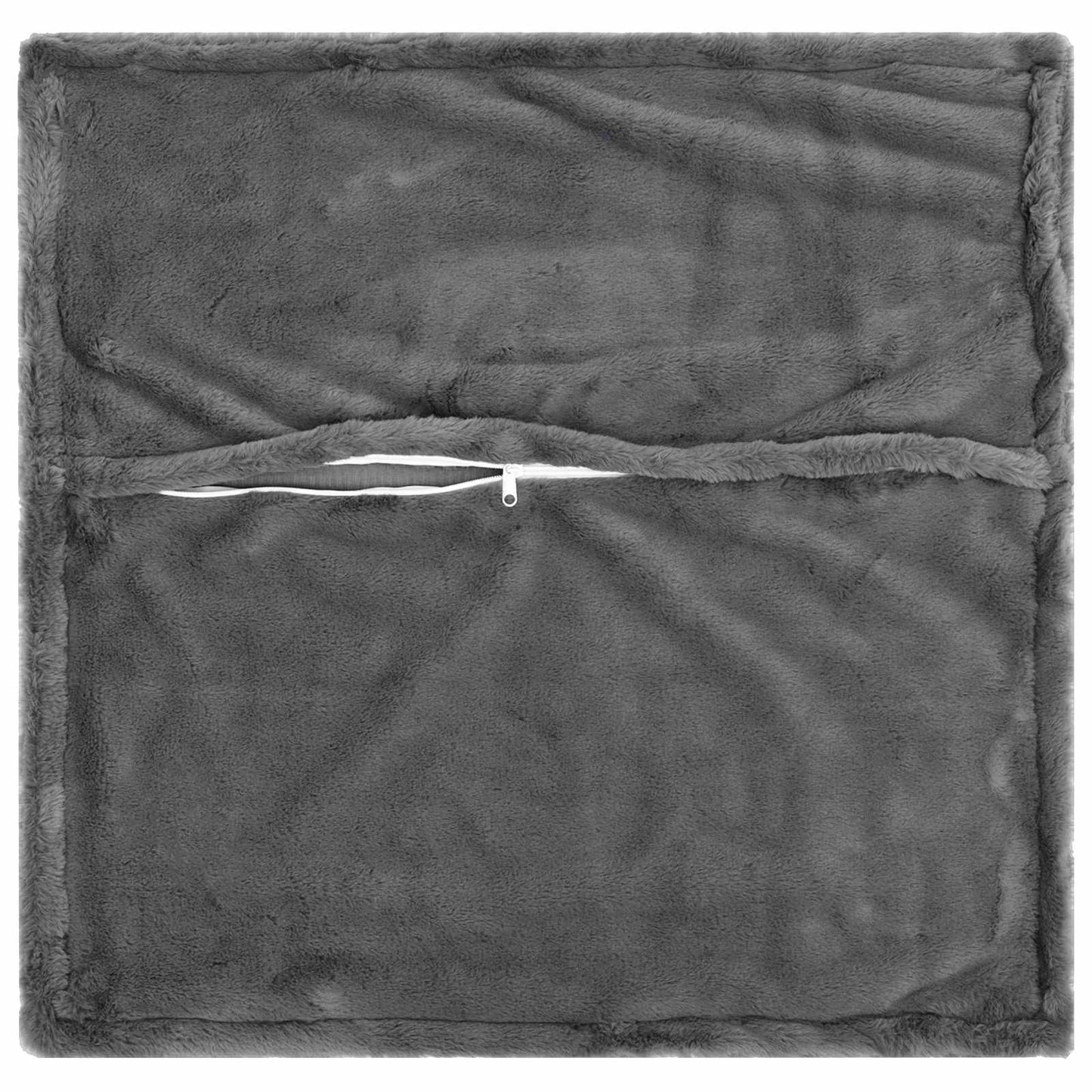 Kussensloop 12 st HOUTEN Donkergrijs 40 x 40 cm