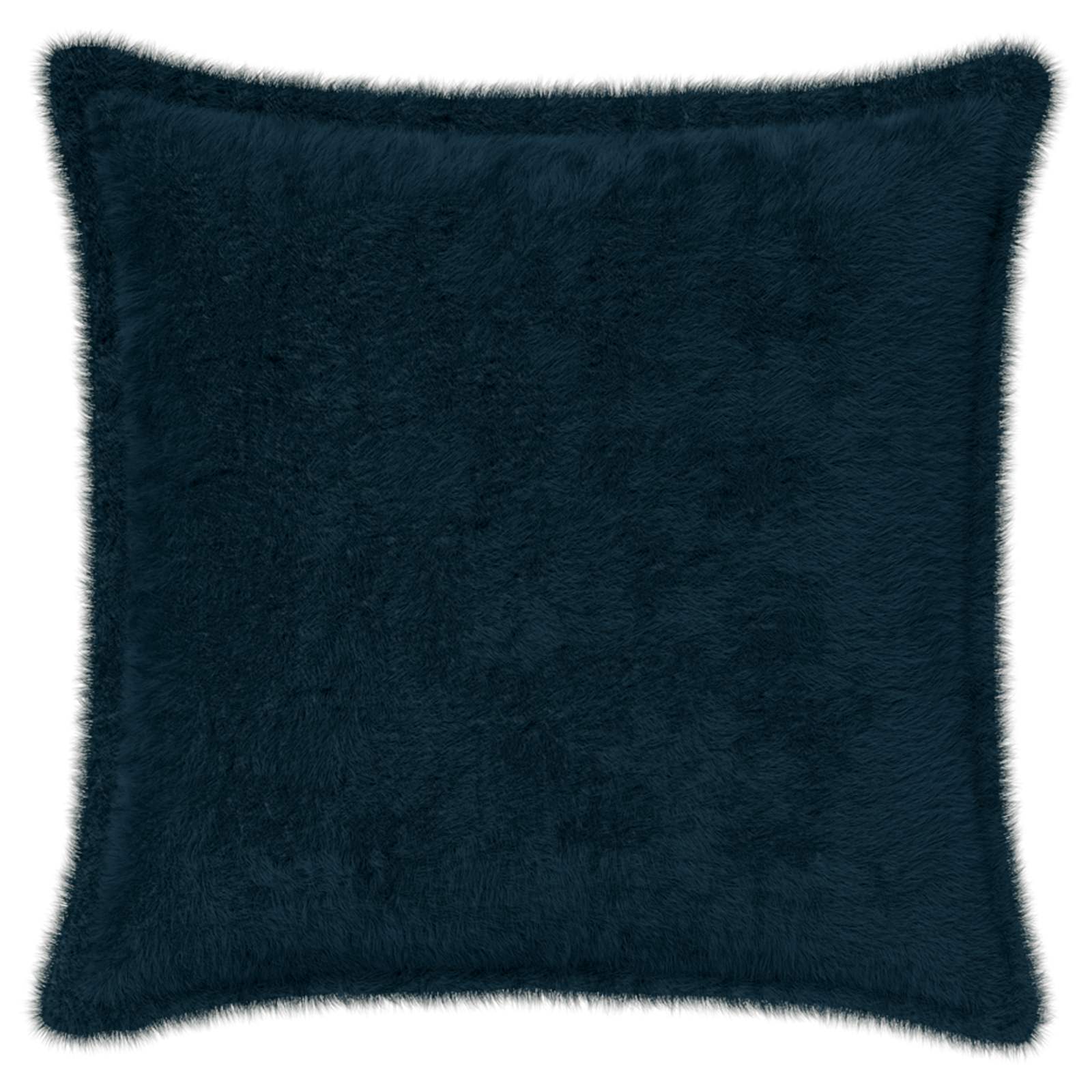 Kussensloop 2 st HOUTEN Marineblauw 40 x 40 cm Nep Konijnenbont