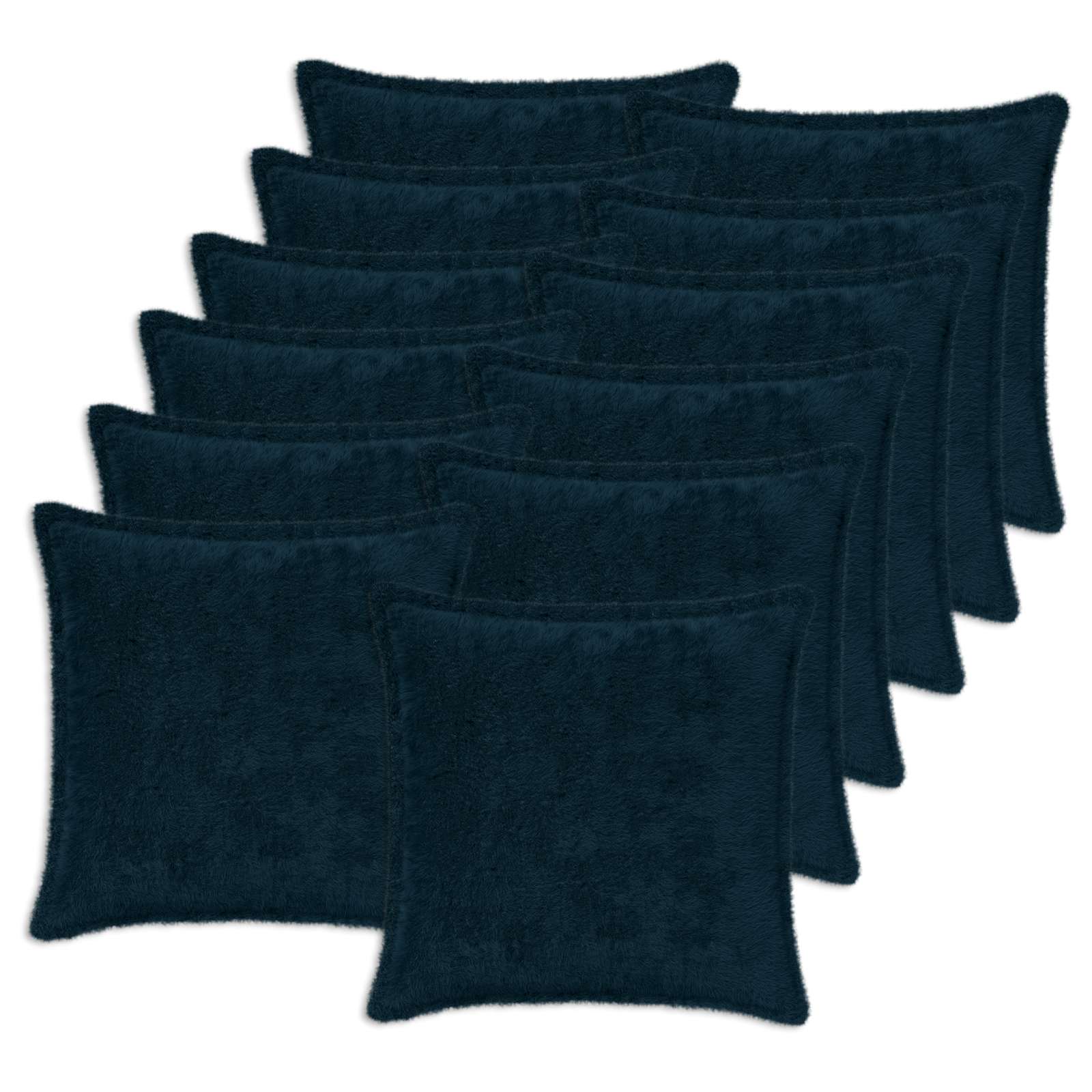 Kussensloop 12 st HOUTEN Marineblauw 40 x 40 cm