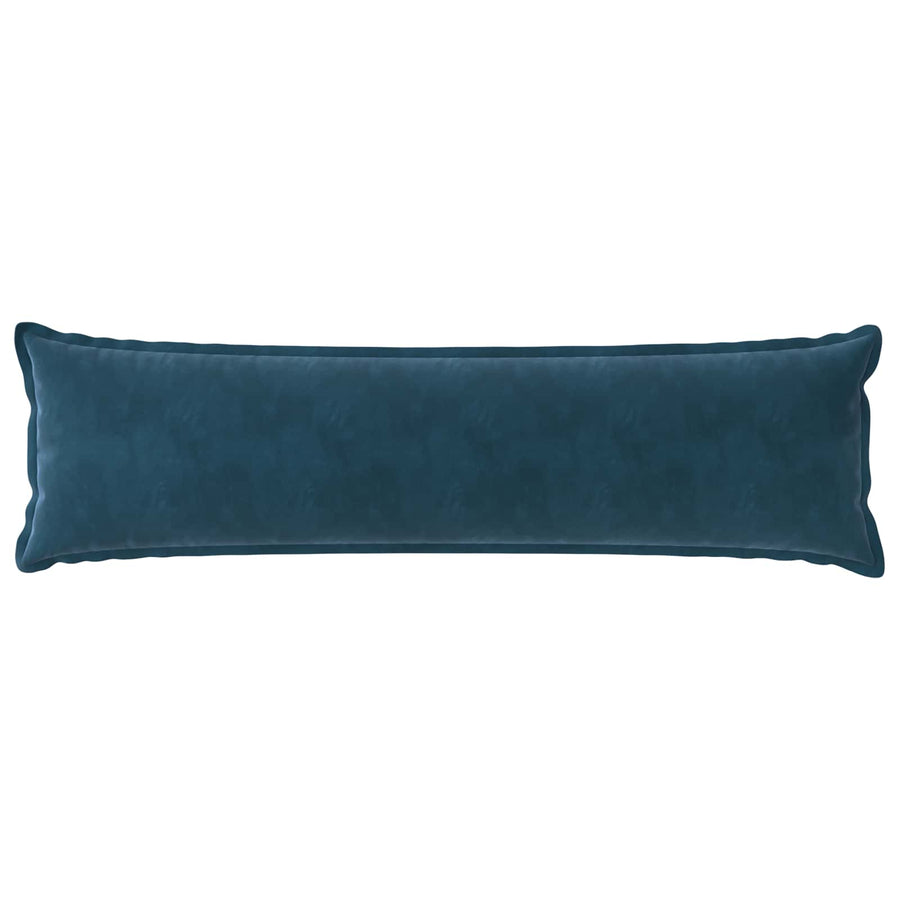 Kussensloop HOUTEN Blauw 40 x 145 cm Fluweel