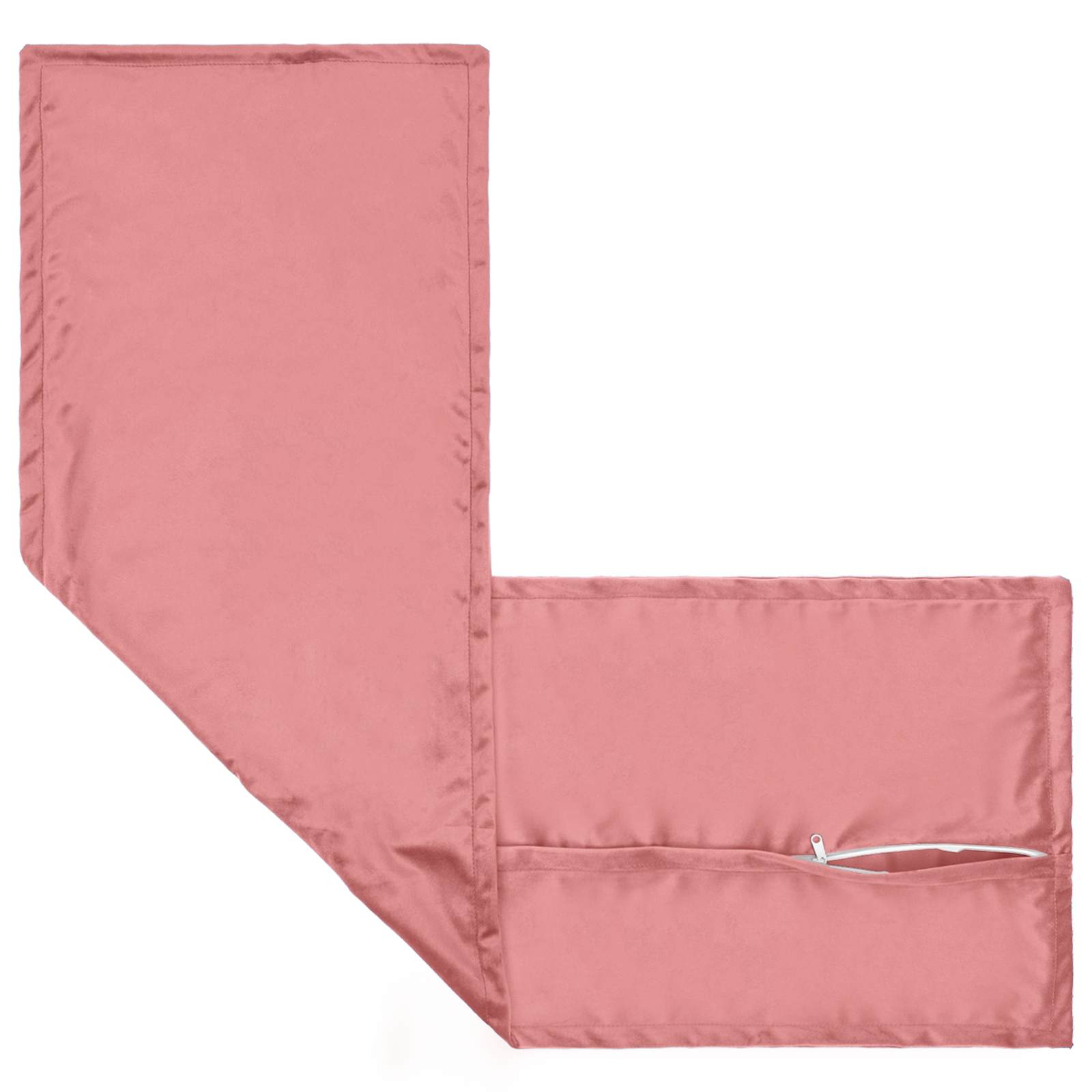 Kussensloop HOUTEN Roze 40 x 145 cm Fluweel