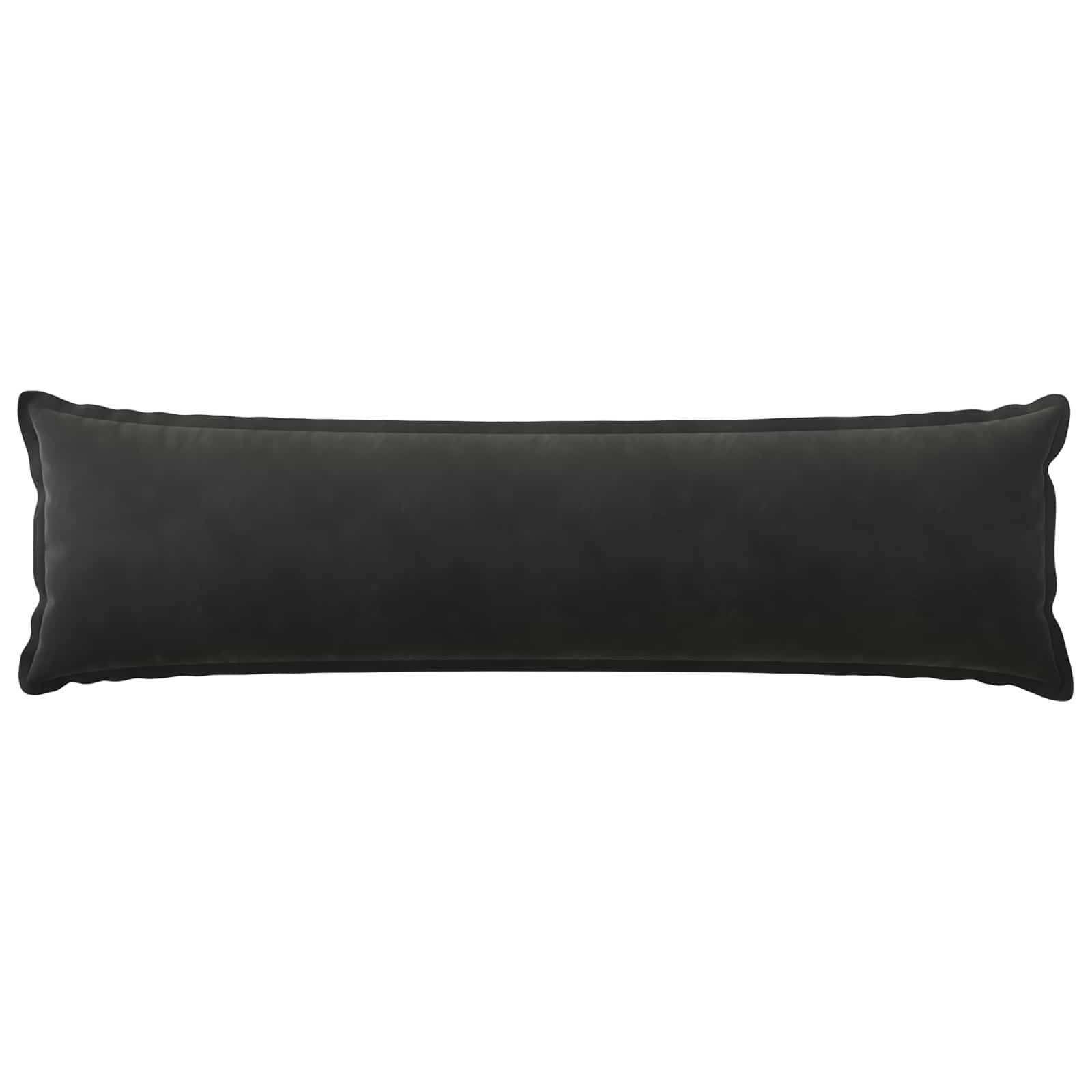 Kussensloop HOUTEN Zwart 40 x 145 cm Fluweel