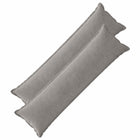 Kussensloop 2 st lichtgrijs 40x145 cm corduroy
