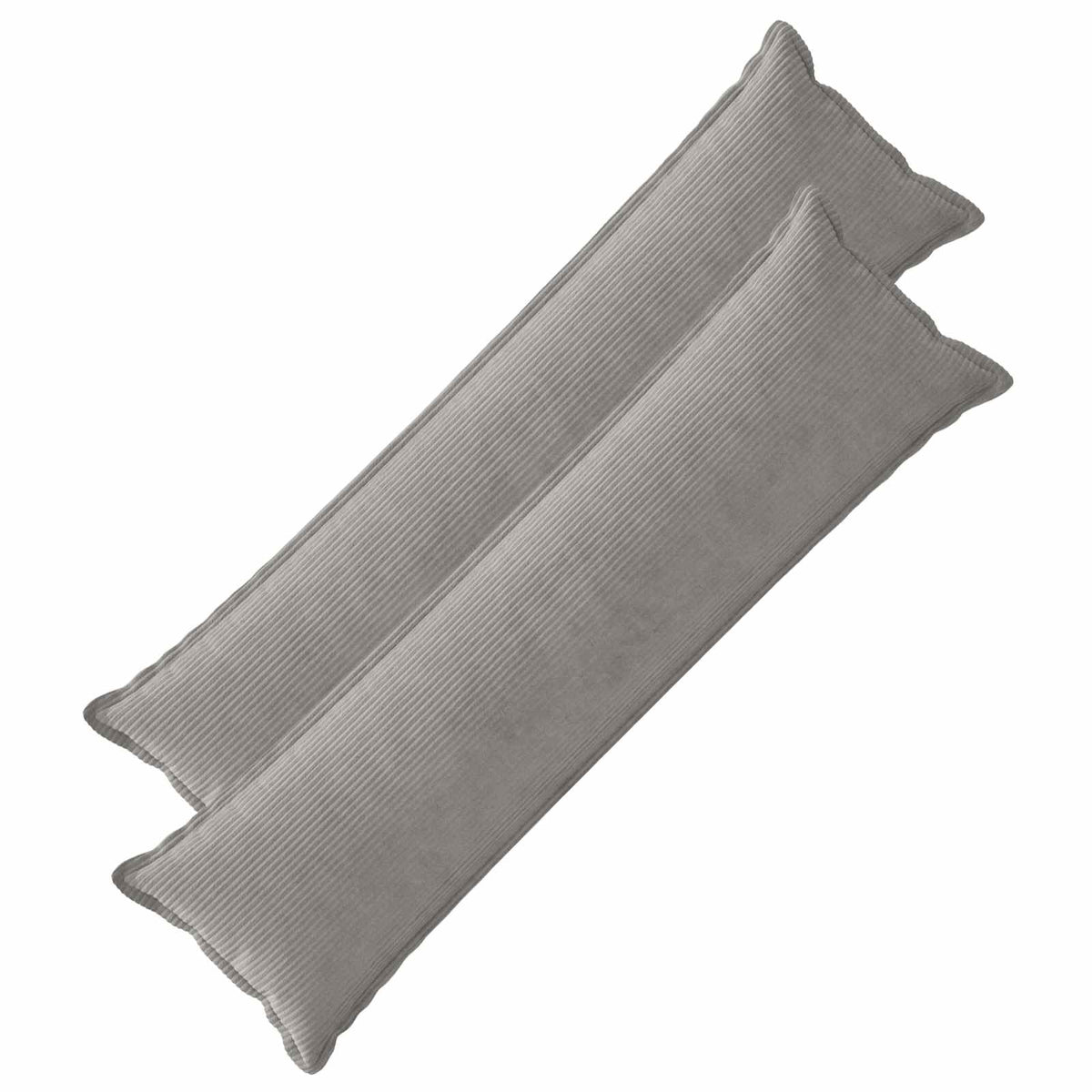 Kussensloop 2 st HOUTEN Lichtgrijs 40 x 145 cm corduroy