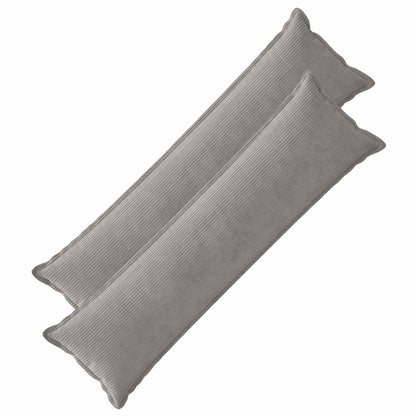 Kussensloop 2 st HOUTEN Lichtgrijs 40 x 145 cm corduroy