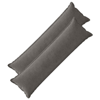 Kussensloop 2 st HOUTEN Donkergrijs 40 x 145 cm corduroy