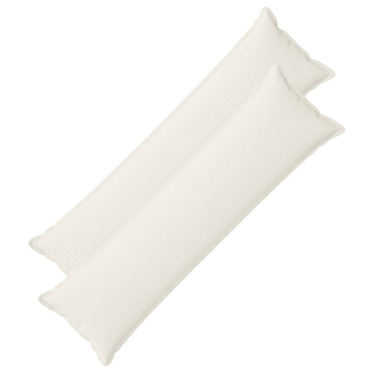 Kussensloop 2 st HOUTEN Crèmekleurig 40 x 145 cm corduroy