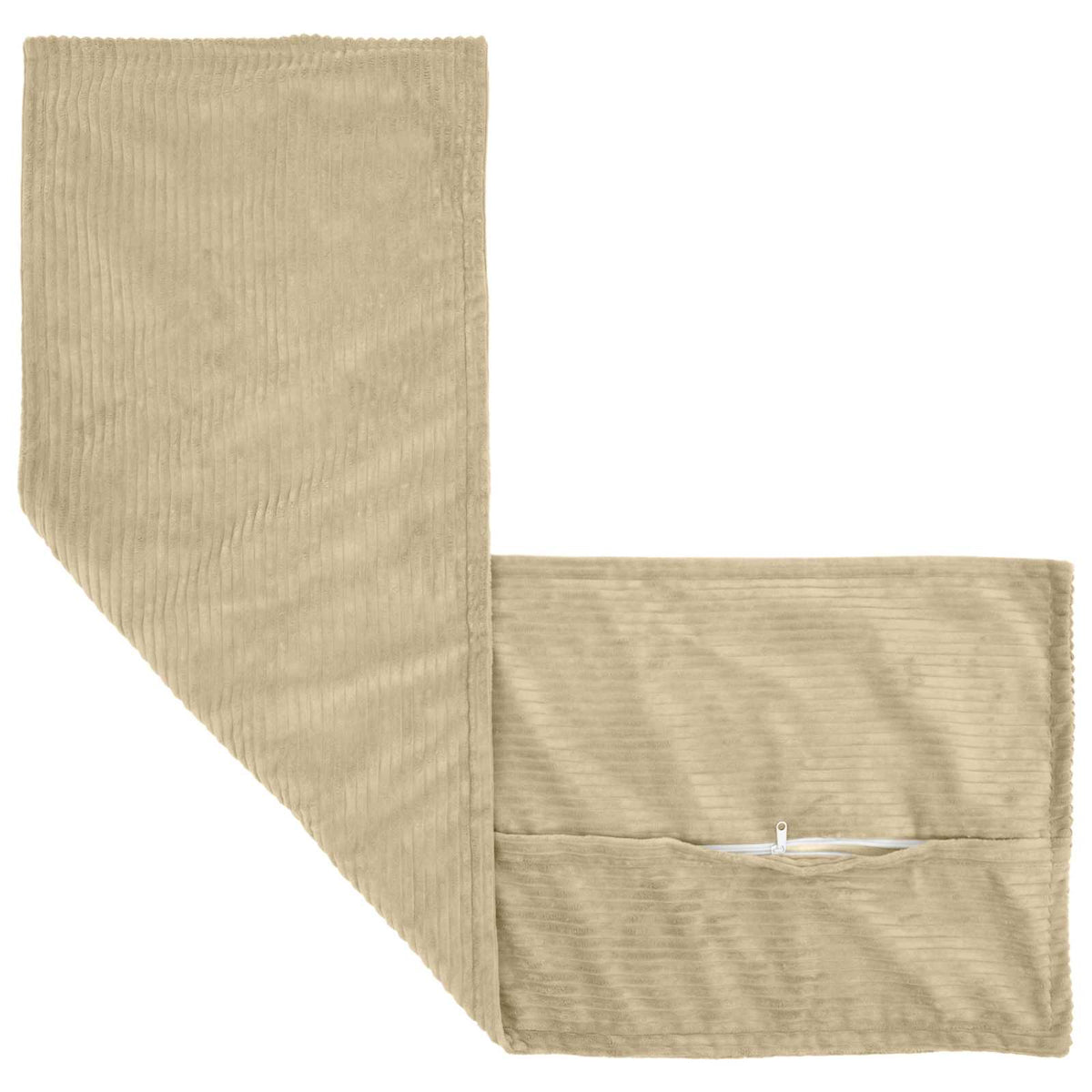 Kussensloop 2 st HOUTEN Lichtgroen Grijs 40 x 145 cm corduroy